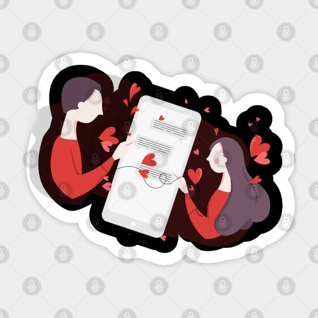 Text Me Love Sticker by Productcy